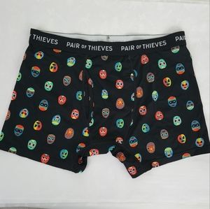 ✨️NWOT Pair of Thieves Mens boxer briefs 1-pack Black Large Super fit Mesh Magic